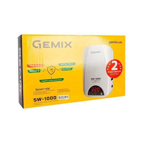 Фото Стабілізатор напруги Gemix SW-1000 SW-1000,