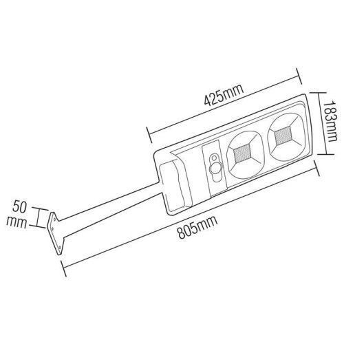 Фото Уличный светильник на солнечной батарее LED "COMPACT-30" 30 W (074-010-0030-020) 074-010-0030-020,