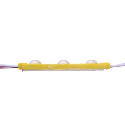 Фото Светодиодный модуль 12V желтый smd5730 3led 1.5 W IP65 1018045,