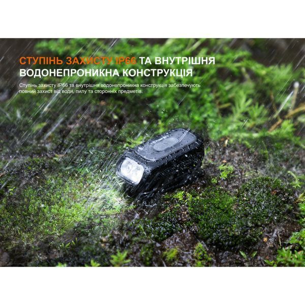 Фото Фонарь с клипсой Fenix E04R, белый E04RW,