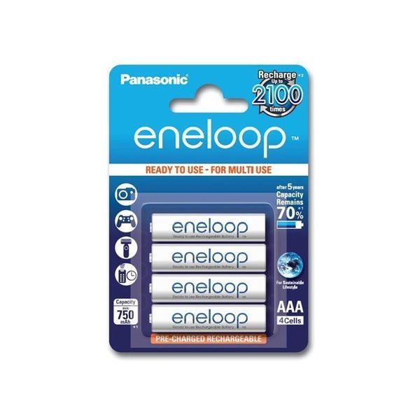 Фото Аккумулятор Panasonic Eneloop AAA 750mAh Ni-MH 1 шт Panasonic750bulk,