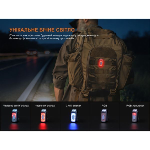 Фото Фонарь с клипсой Fenix E04R, белый E04RW,