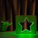 Фото Світильник нічник ArtEco Light з дерева LED "Зірка" з пультом та регулюванням кольору, RGB 1021473, вид 3,