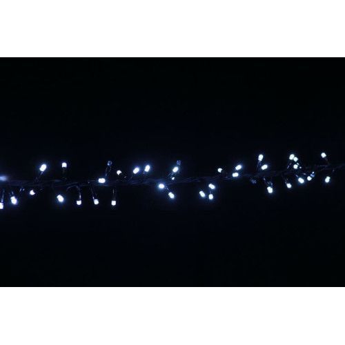 Фото Гирлянда уличная LUMION магическая нить &laquo;Magic String Light&raquo; Flicker 240LED 230V IP44 черный/белое холодное 5м 2100-DЕ,