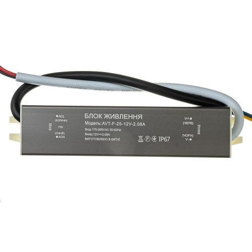 Фото Led блок живлення 12V (герметичний) 2.08А 25Вт AVT 1019867,