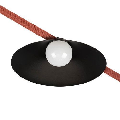 Фото Конусный светильник 78018-BL06 BK 18W (400мм) для текстильной трековой системы LVS4995,