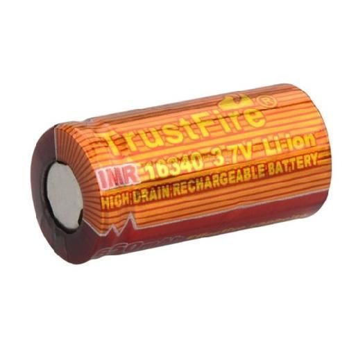 Фото Акумулятор 16340 CR123 650 mAh Trustfire TF16340,