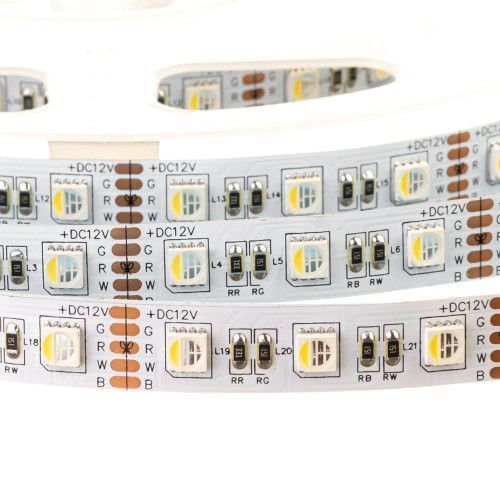 Фото Светодиодная лента 12V RGBW AVT smd5050 60LED/м IP20 1017958,
