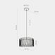 Фото Люстра подвесная TK-Lighting harmony black 1654 черный 1654, вид 2,