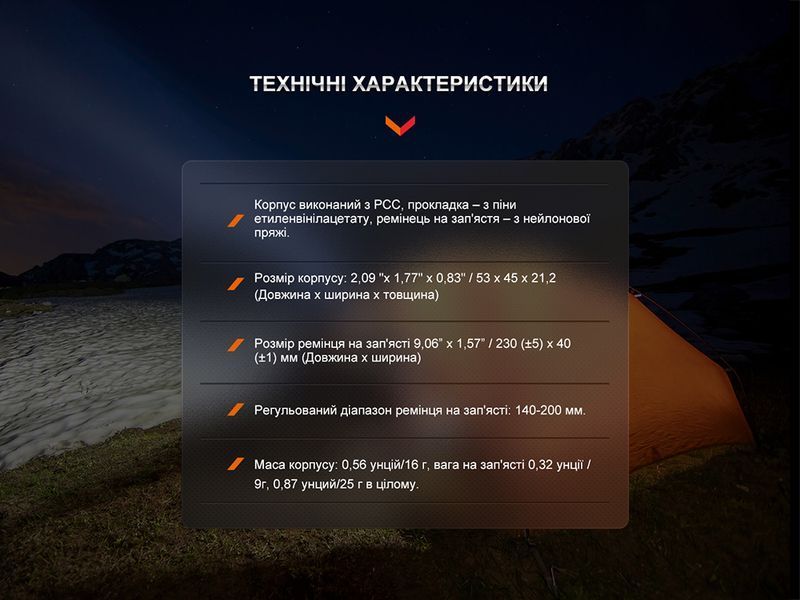 Фото Держатель для фонаря на запястье Fenix ALW-01 ALW-01,