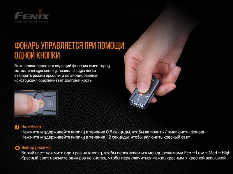 Фото Фонарь наключительный Fenix E03R E03R,