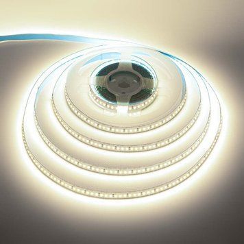 Фото Світлодіодна стрічка 12V тепла біла AVT smd3014 204LED/м IP20 1010562,