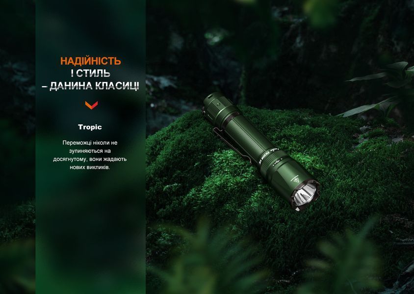 Фото Фонарь тактический Fenix TK20R UE, серый TK20RUEgrey,