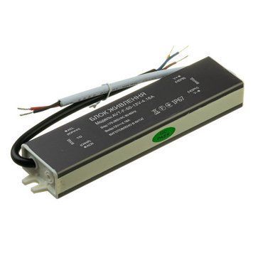 Фото Led блок питания 12V (герметичный) 4.16А 50Вт AVT 1019873,