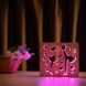 Фото Світильник нічник ArtEco Light з дерева LED "Закохана пара" з пультом та регулюванням кольору, RGB 1020447, вид 6,