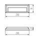 Фото Світильник настінний ONSTAR LED-GR, 1.7W, 60lm, 6500K, IP65, сірий, Kanlux 22760 22760, вид 3,