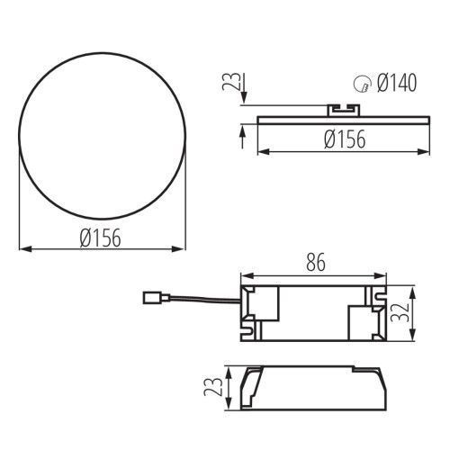 Фото Светильник типа downlight (направленного света) AREL LED 29589,