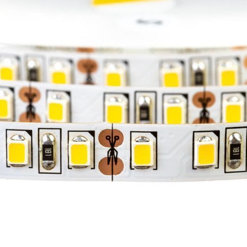 Фото Світлодіодна стрічка біла нейтральна 12V smd2835 120LED/м IP20 1012087,