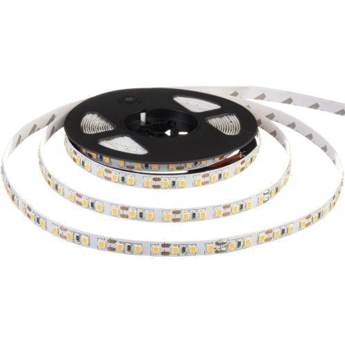 Фото Світлодіодна стрічка біла нейтральна 12V smd2835 120LED/м IP20 1012087,