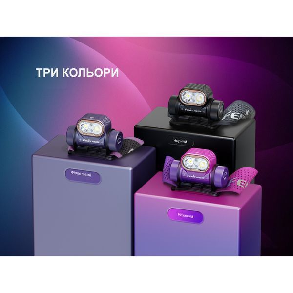 Фото Фонарь налобный Fenix HM55R, фиолетовый HM55Rprl,