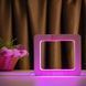 Фото Светильник ночника ArtEco Light с дерева LED "Квадрат" с пультом и регулировкой цвета, RGB 1021448, вид 6,