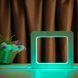 Фото Светильник ночника ArtEco Light с дерева LED "Квадрат" с пультом и регулировкой цвета, RGB 1021448, вид 7,