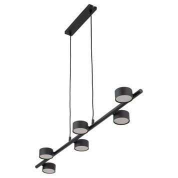 Фото Люстра подвесная TK-Lighting avia black 6 4694 черный 4694,