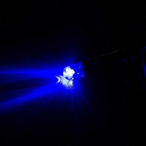 Фото Гирлянда уличная STARLIGHT линейная синий 100LED IP44 черный 5м 57276,
