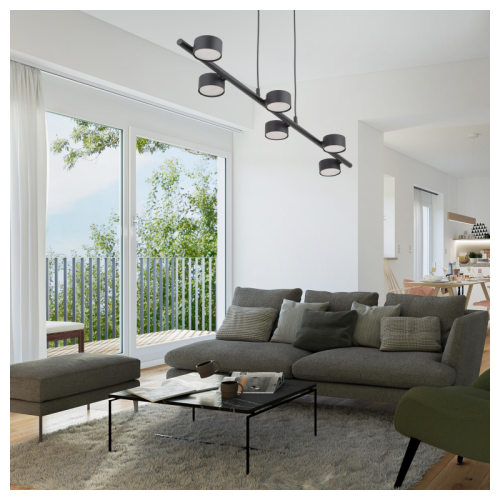 Фото Люстра подвесная TK-Lighting avia black 6 4694 черный 4694,