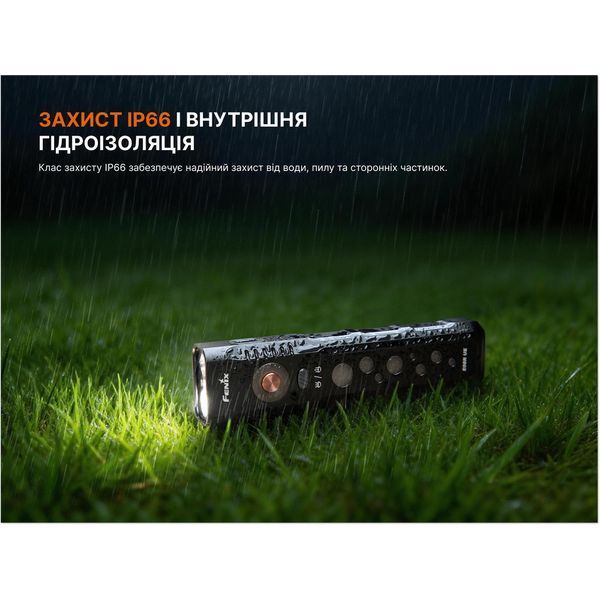 Фото Ліхтар Fenix E08R UE, чорний E08RUEB,