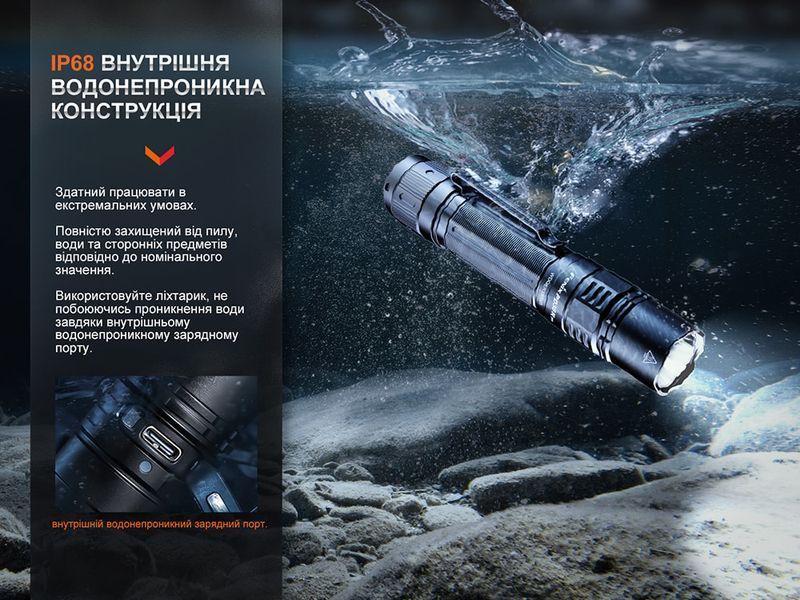 Фото Фонарь тактический Fenix PD36R Pro RED PD36RPRORED,