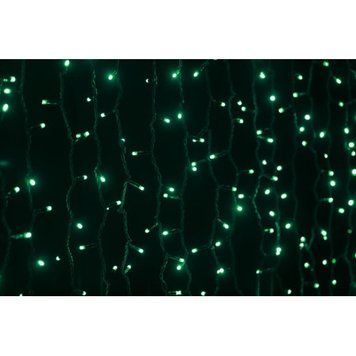 Фото Гірлянда вулична LUMION штора 456LED 230V IP44 білий / зелений 1,5x1m 4018706,