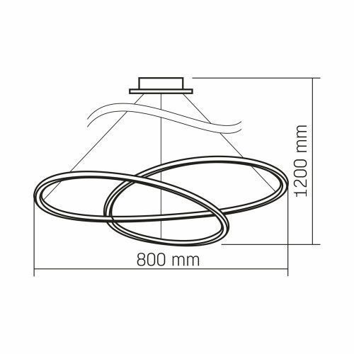 Фото LED светильник функциональный VIDEX DECORA 110W VL-CLD-989-BK 28282,