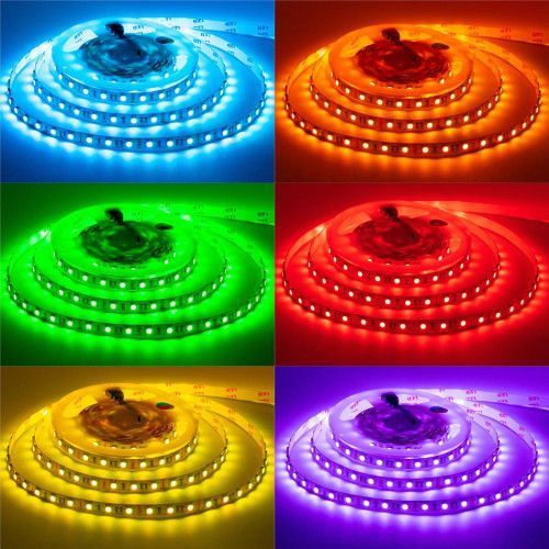 Фото Светодиодная лента 12V RGB smd5050 60LED/м IP65 1015430,