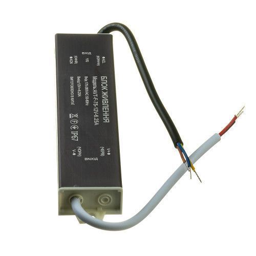 Фото Led блок питания 12V (герметичный) 6,25А 75Вт AVT 1019883,