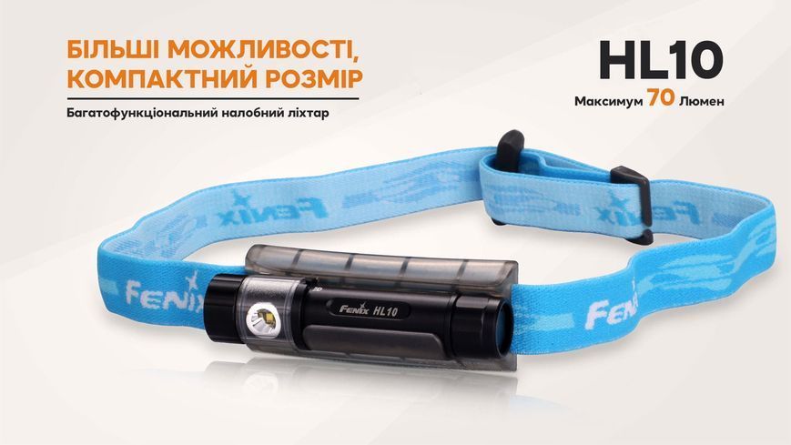 Фото Фонарь налобный Fenix HL10 black HL10bk,