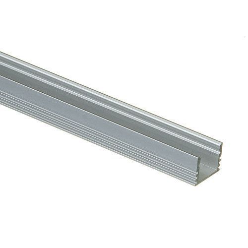 Фото LED профиль накладной глубокий ЛПВ-12 анодированный (16х12мм) 2м с рассеивателем в комплекте 1016258,