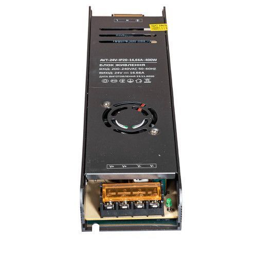Фото Led блок живлення 24V 16,67А 400Вт IP20 AVT 1021017,