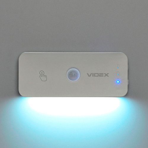 Фото LED Світильник акумуляторний з датчиком руху VIDEX VL-NL053W-S 28222,