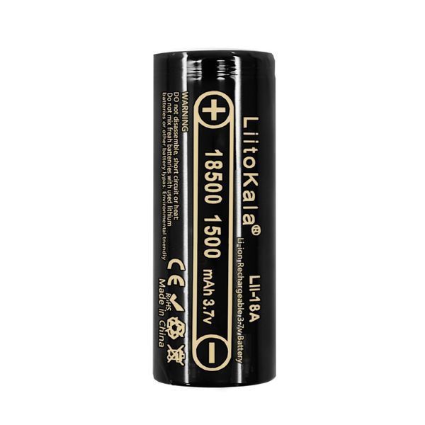 Фото Аккумулятор LiitoKala Lii-18A 18500 1500mah battery Lii-18A,