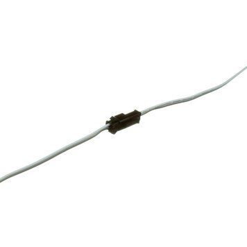 Фото Led коннектор 2pin серый (20см провод) с зажимом (комплект папа+мама) 1019997,