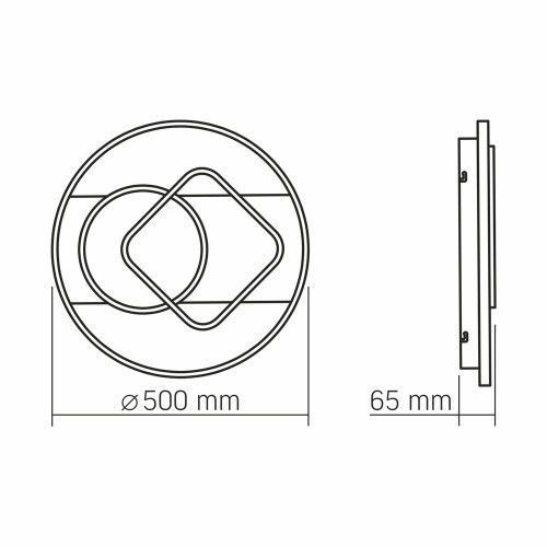Фото LED світильник функціональний VIDEX DECORA 50W VL-CLD-999-TT 28272,