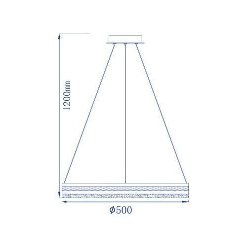 Фото Люстра світлодіодна Feron AL6610 SHINE LEVITATION 50W 40284,