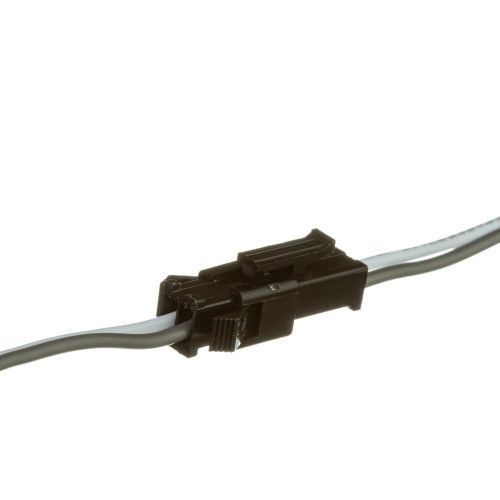 Фото Led коннектор 2pin сірий (20см провод) с зажимом (комплект папа + мама) 1019997,
