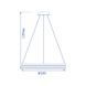 Фото Люстра світлодіодна Feron AL6610 SHINE LEVITATION 50W 40284, вид 3,