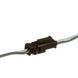 Фото Led коннектор 2pin сірий (20см провод) с зажимом (комплект папа + мама) 1019997, вид 2,