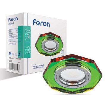Фото Вбудований світильник Feron 8020-2 5-мультиколор 20078,