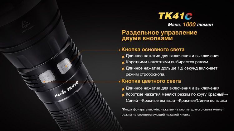 Фото Ліхтар ручний Fenix TK41 C-L2U2 TK41C,