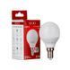 Фото LED лампа Е14 G45 8W нейтральная белая 4100К SIVIO 1018552, вид 1,