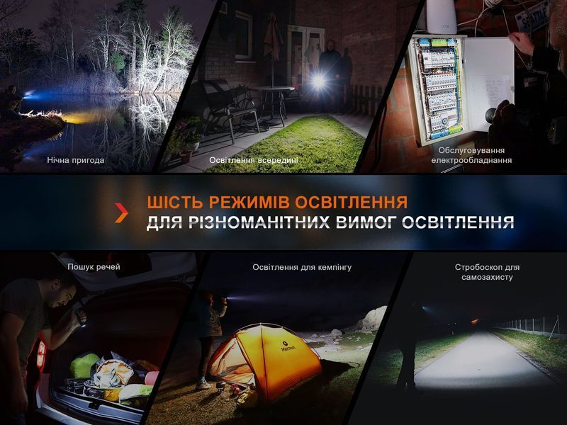 Фото Фонарь Fenix E35R + диффузор AOD-S V2.0 в подарок | Лимитированная серия E35RAODSV20,